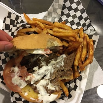Foreign Policy - Greek burger. Delicious!! - Food Trucks Near Me