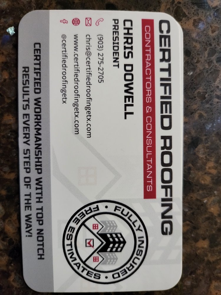 Slide of Certified Roofing Contractors & Consultants