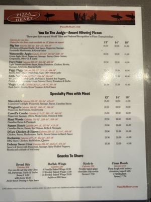 Menu photo 2 Pizza My Heart Tracy, CA Menu photo 2 Pizza My Heart Tracy, CA
