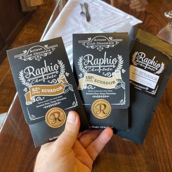 Raphio Chocolate - Only like offensively DARK chocolate. As little sugar as possible! It's medicine... - Chocolatiers & Shops Near Me - Fresno, California Raphio Chocolate - Only like offensively DARK chocolate. As little sugar as possible! It's medicine... - Chocolatiers & Shops Near Me - Fresno, California