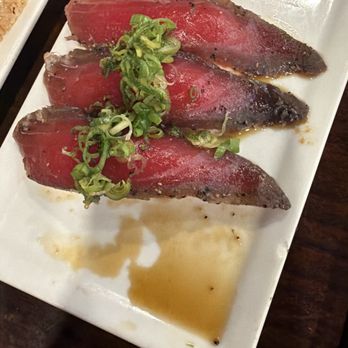 Tomikawa Japanese Restaurant - Seared Tuna sushi - Japanese Near Me - Pasadena, California Tomikawa Japanese Restaurant - Seared Tuna sushi - Japanese Near Me - Pasadena, California