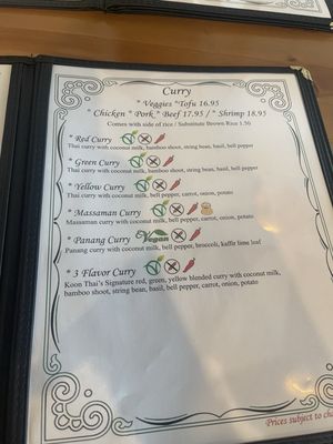 Menu photo 1 Koon Thai Restaurant Orlando, FL