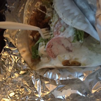 Father and Son Halal Cart - Chicken gyro - Food Stands Near Me - Flushing, New York