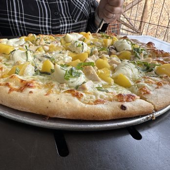 Hideaway House - Roasted peach & chicken pizza - Pizza Near Me - Sedona, Arizona Hideaway House - Roasted peach & chicken pizza - Pizza Near Me - Sedona, Arizona