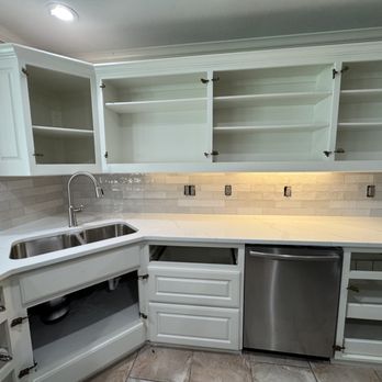 River City Flooring - Kitchen backsplash beautifully installed! - Flooring Near Me - North Little Rock, Arkansas River City Flooring - Kitchen backsplash beautifully installed! - Flooring Near Me - North Little Rock, Arkansas