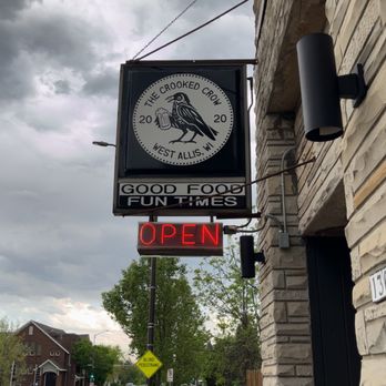 The Crooked Crow - The Signage - Bars Near Me - West Allis, Wisconsin