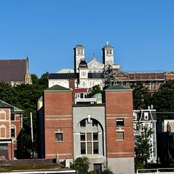 The Basilica Cathedral - A photo from the dock.