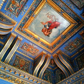 Chiswick House & Gardens - Ceiling deco. - Landmarks & Historical Buildings Near Me - London, XGL