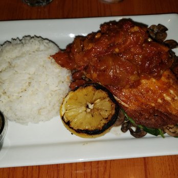 Black Oak Café - Salmon (sundried tomato mushrooms spinach & jasmin rice) - Cafes Near Me - Tuolumne, California Black Oak Café - Salmon (sundried tomato mushrooms spinach & jasmin rice) - Cafes Near Me - Tuolumne, California