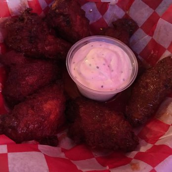 Coyote Bluff Cafe - Hot wings with ranch. These were great! - Burgers Near Me - Amarillo, Texas