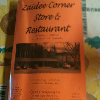 Zaidee Corner Store & Resturant - menu - Gas Stations Near Me - Soperton, Georgia Zaidee Corner Store & Resturant - menu - Gas Stations Near Me - Soperton, Georgia