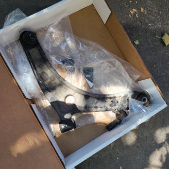 Socal Gearheadz - Lower control arm with the joint ball broken off - Auto Repair Near Me Socal Gearheadz - Lower control arm with the joint ball broken off - Auto Repair Near Me
