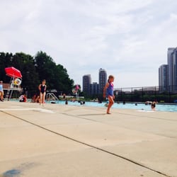 Magazine Beach - Pool on a Sunday during opening weekend. Not crowded at all!!