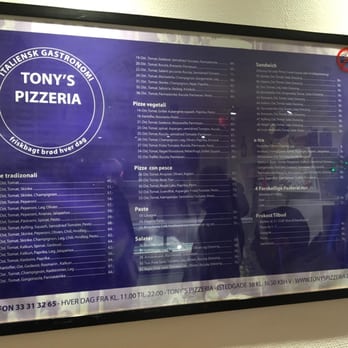 Tony's Pizzeria - Food Delivery Services Near Me - Copenhagen, 84 Tony's Pizzeria - Food Delivery Services Near Me - Copenhagen, 84