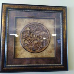 Napa Valley Care Center - Main entrance: wall decoration