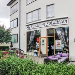 Konditori Solslätten - Exteriör, augusti 2016