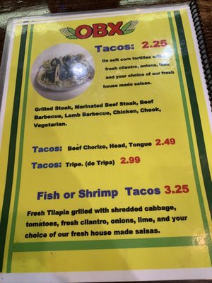 Menu photo 5 OBX Tortilleria y Panaderia Kill Devil Hills, NC Menu photo 5 OBX Tortilleria y Panaderia Kill Devil Hills, NC
