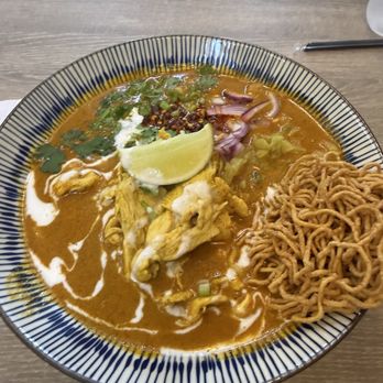 Fire Tiger Thai Food - Chicken curry noodle soup - Thai Near Me - Whittier, California