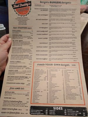 Menu photo 6 Bad Daddy's Burger Bar Chattanooga, TN