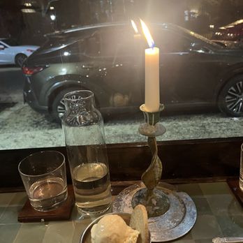 Dinner Party - Peach gelato and earl grey sable - New American Near Me - Brooklyn, New York