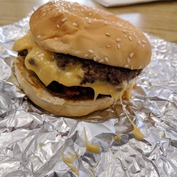 Five Guys - The driest double bacon cheeseburger I've ever had. - Burgers Near Me - Etobicoke, Ontario