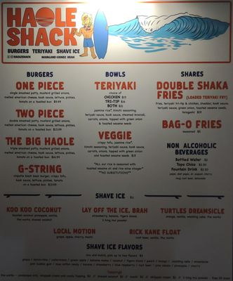 Menu photo 4 Haole Shack San Diego, CA Menu photo 4 Haole Shack San Diego, CA