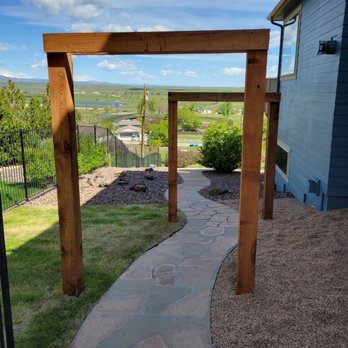 KL Designs - Arbors added to help support an aviary net to protect small dogs from hawks, eagles and owls. - Landscape Architects or Designers Near Me KL Designs - Arbors added to help support an aviary net to protect small dogs from hawks, eagles and owls. - Landscape Architects or Designers Near Me