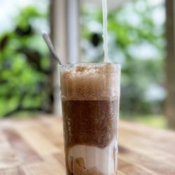 Sandy's Cafe - Root Beer Float with Vanilla Ice Cream