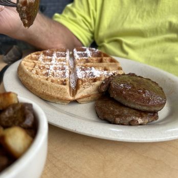 The Breakfast Bar - Sausage and waffles and home fries - Breakfast & Brunch Near Me - Greenville, North Carolina The Breakfast Bar - Sausage and waffles and home fries - Breakfast & Brunch Near Me - Greenville, North Carolina