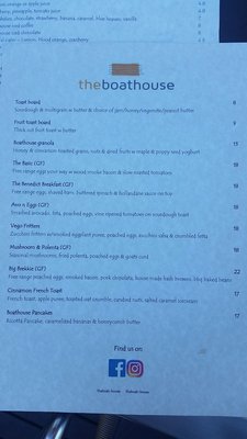 Menu photo 1 The Boathouse Moonee Ponds, VIC Menu photo 1 The Boathouse Moonee Ponds, VIC