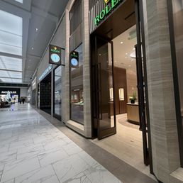 Exterior outside entrance of Southdale Center - Rolex store - Edina, Minnesota Exterior outside entrance of Southdale Center - Rolex store - Edina, Minnesota
