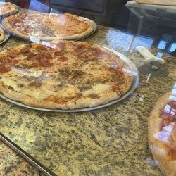 Mamma Leone's Pizza - Pizzas is available by the slice from several selections.