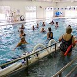 The Katie and Irwin Kahn Jewish Community Center - Pool at water aerobics