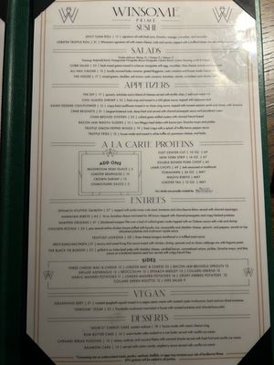 Menu photo 3 Winsome Prime Dallas, TX Menu photo 3 Winsome Prime Dallas, TX