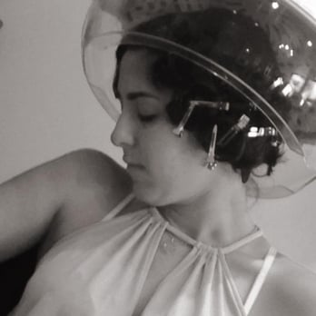 Malibu Beach Salon - Aiming for a glamorous classical vintage look by hairstylist Sabrina! Stay tuned. #FingerWave #classic #vintage - Skin Care Near Me - Malibu, California