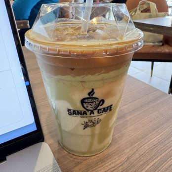 Sana'a Cafe - Pistachio Latte - Coffee & Tea Near Me - Hayward, California Sana'a Cafe - Pistachio Latte - Coffee & Tea Near Me - Hayward, California