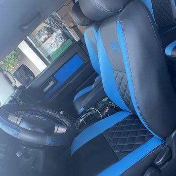 Ultra Trim Auto Restyling - 2007 FJ Cruiser Custom Diamond Stitching Leather seats! - Auto Upholstery Near Me - Carson, California