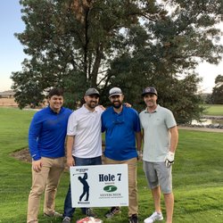 Red Five Design - He made these signs for a charity golf tourememt