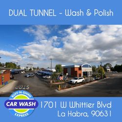 Buff-n-Shine Express Car Wash - Everything your vehicle needs
to look its best & to protect the integrity of your finish.
Wash & Wax - Buff n Shine!