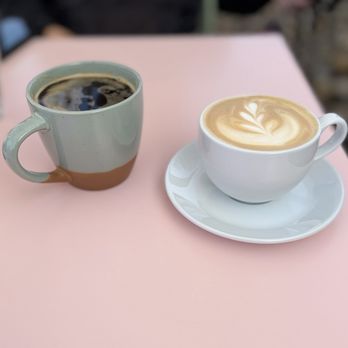 Aura Gardens - Redeye | Hot Honey Oat milk Latte - Breakfast & Brunch Near Me - Carlsbad, California
