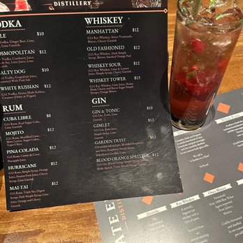 Gate 11 Distillery - Menu - Cocktail Bars Near Me - Chattanooga, Tennessee Gate 11 Distillery - Menu - Cocktail Bars Near Me - Chattanooga, Tennessee