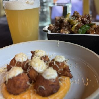 Heritage Food and Drink - Sweet Truffle Potato Croquettes. They were ok. - Cocktail Bars Near Me - Wappingers Falls, New York