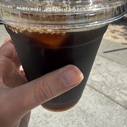Delicious iced coffee! Filled to the brim (I'd had several sips before thinking to take this photo) Delicious iced coffee! Filled to the brim (I'd had several sips before thinking to take this photo)