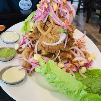 Autentico - Mixed fried seafood. - Peruvian Near Me - Great Falls, Virginia Autentico - Mixed fried seafood. - Peruvian Near Me - Great Falls, Virginia