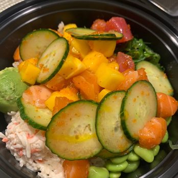 JJ'S Poke - Mango Hawaii- you can add more protein if you want. Love the zest taste - Hawaiian Near Me - Edina, Minnesota JJ'S Poke - Mango Hawaii- you can add more protein if you want. Love the zest taste - Hawaiian Near Me - Edina, Minnesota