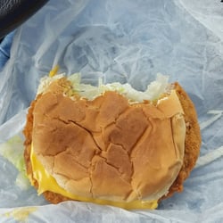 Lynn's Drive-in - The fried steak sandwich