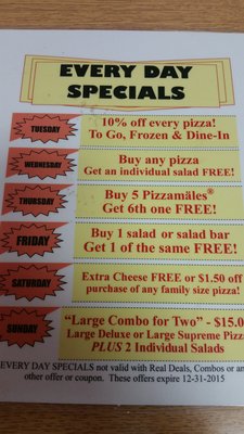 Menu photo 6 Davis Bros Pizza Inc East Peoria, IL