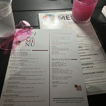 The Nest Skytop Lounge - Menu - Lounges Near Me - Savannah, Georgia The Nest Skytop Lounge - Menu - Lounges Near Me - Savannah, Georgia