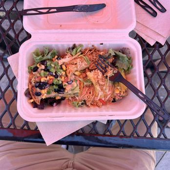 Mojo's Tacos - Arepa with shredded chicken - Mexican Near Me - Saint Augustine, Florida Mojo's Tacos - Arepa with shredded chicken - Mexican Near Me - Saint Augustine, Florida