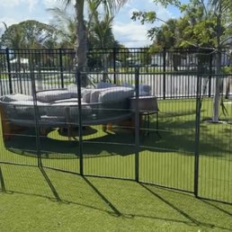 Baxter's Doghouse - A small dog area - outside - Tiki Bars Near Me - Stuart, Florida